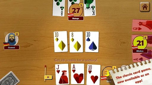 Скриншот 1 — Thirty One | 31 Card Game