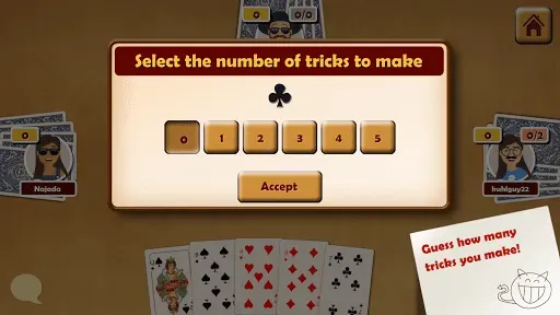 Скриншот 1 — Oh Hell | Bid Whist | Spades
