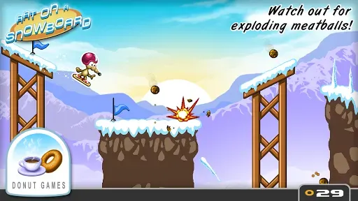 Скриншот 2 — Rat On A Snowboard