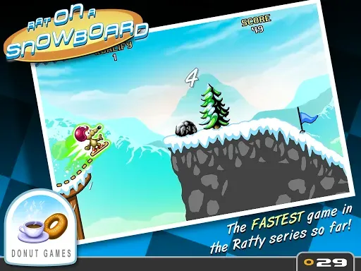 Скриншот 4 — Rat On A Snowboard