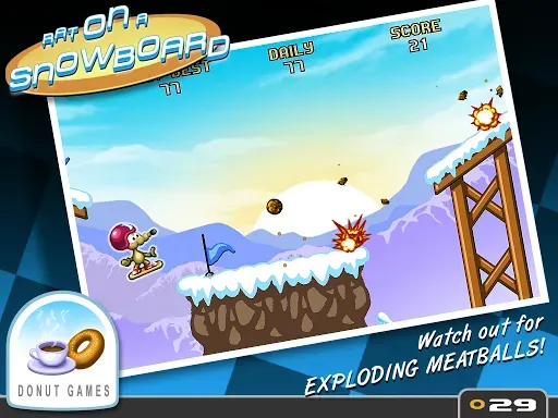 Скриншот 5 — Rat On A Snowboard