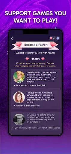 Скриншот 8 — Dorian: Romantasy Games Hub