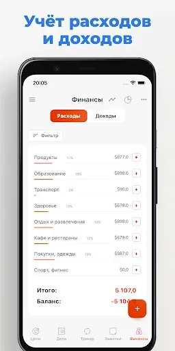 Скриншот 6 — Listok: Заметки, Календарь
