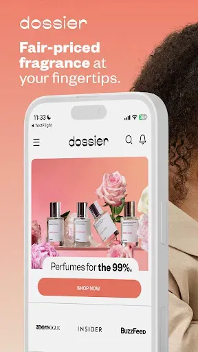 Скриншот 1 — Dossier Perfumes