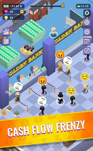Скриншот 2 — Idle Bank - Money Games