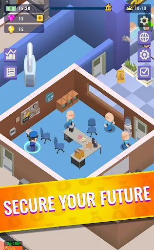 Скриншот 4 — Idle Bank - Money Games