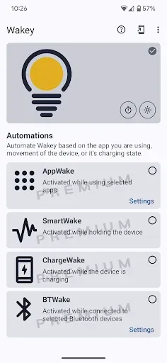 Скриншот 2 — Wakey: Держите экран активным