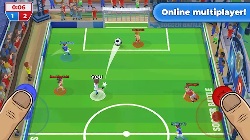 Скриншот 1 — Футбол: Soccer Battle