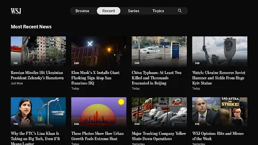 Скриншот 4 — The Wall Street Journal.