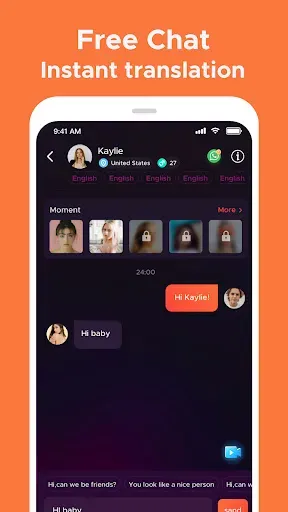 Скриншот 5 — Live Chat Video Call-Whatslive