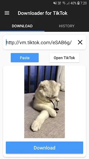 Скриншот 3 — Скачать из Тик Ток видео