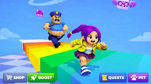 Скриншот 2 — Obby Runner: Parkour Escape