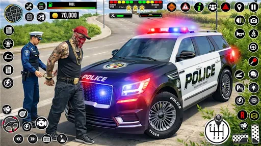 Скриншот 3 — Police Chase: City Simulator