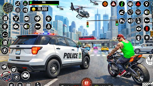 Скриншот 5 — Police Chase: City Simulator