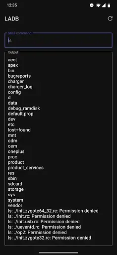 Скриншот 2 — LADB — Local ADB Shell