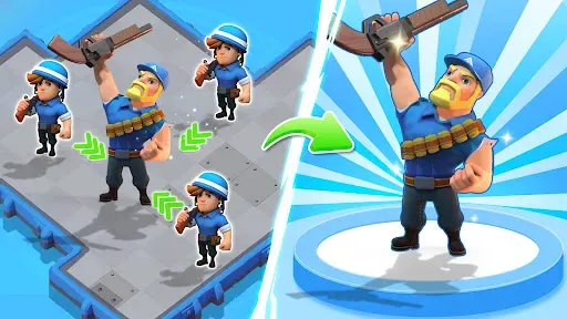 Скриншот 3 — Clash of Merge: Battle Game