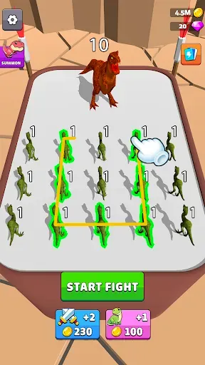 Скриншот 1 — Dragons Merge: Боевые игры