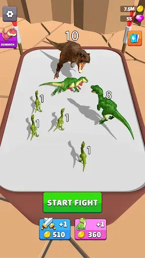 Скриншот 3 — Dragons Merge: Боевые игры