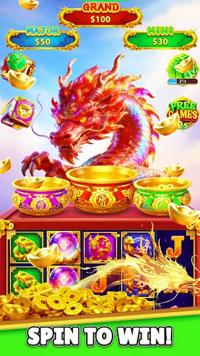 Скриншот 1 — Dragon Legends Slots