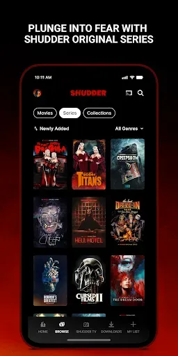 Скриншот 4 — Shudder: Horror & Thrillers