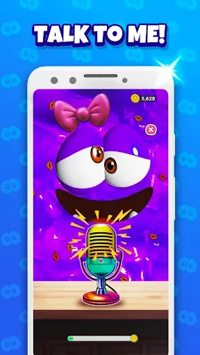 Скриншот 4 — Bruno – My Talking Slime Pet