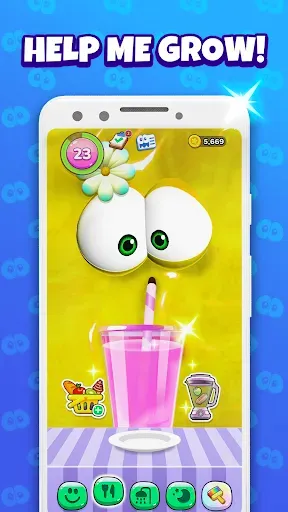 Скриншот 5 — Bruno – My Talking Slime Pet