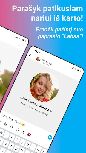 Скриншот 2 — Draugas.lt - pažintys, flirtas