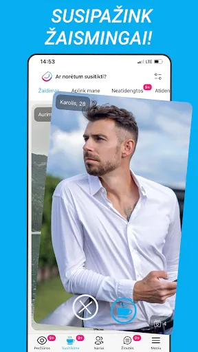 Скриншот 3 — Draugas.lt - pažintys, flirtas