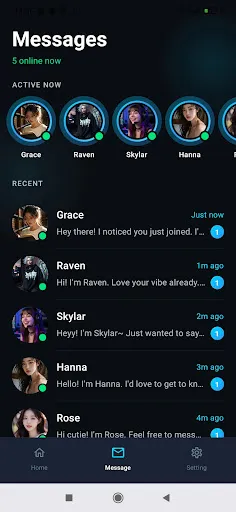 Скриншот 4 — Vera: AI Girlfriend Roleplay