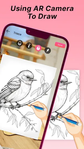 Скриншот 6 — Draw Anime - AR Sketch & Trace
