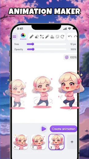 Скриншот 3 — Animation Maker: Layered Paint