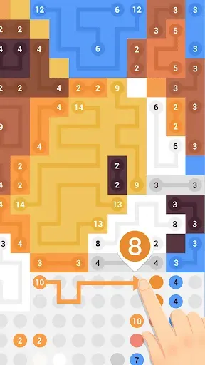 Скриншот 4 — Draw Puzzle: Соединение точек
