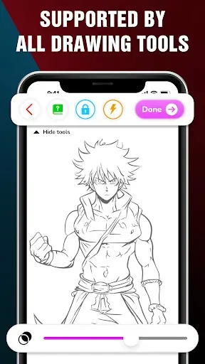 Скриншот 4 — Draw Anime - AR Tracing App