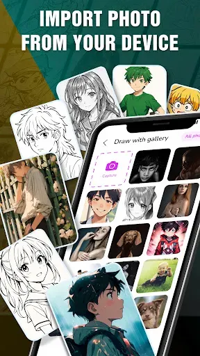 Скриншот 5 — Draw Anime - AR Tracing App