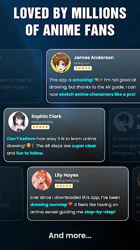 Скриншот 7 — Draw Anime - AR Tracing App