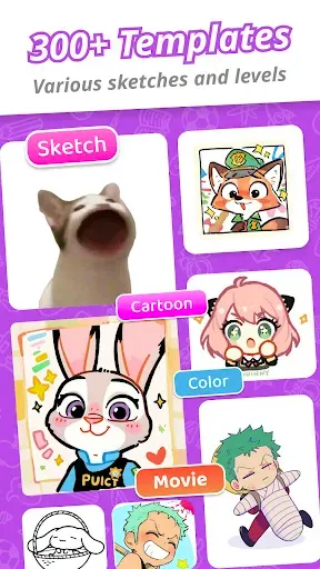 Скриншот 2 — Draw Cartoon - AR Sketch App