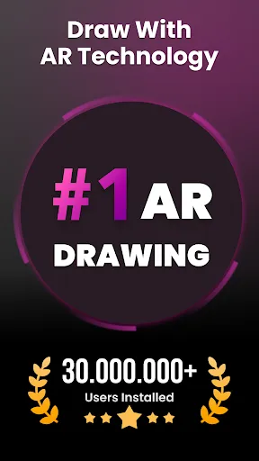 Скриншот 1 — AR Drawing Sketch & Paint