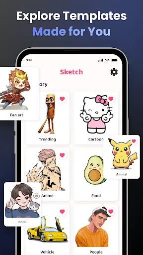 Скриншот 3 — AR Drawing Sketch & Paint