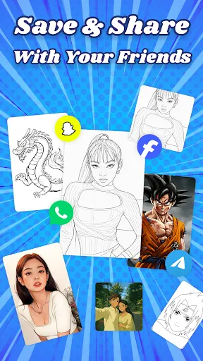 Скриншот 6 — AR Anime Sketchbook Tracing