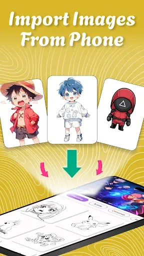Скриншот 2 — Draw Anime Sketch : AR Drawing