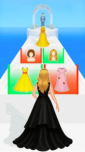 Скриншот 1 — Wedding Race - Wedding Games