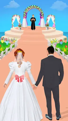 Скриншот 3 — Wedding Race - Wedding Games