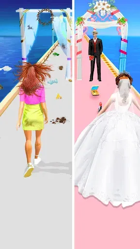 Скриншот 4 — Wedding Race - Wedding Games