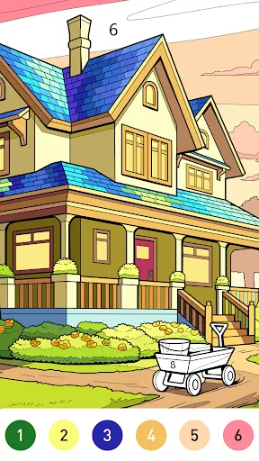 Скриншот 1 — Dream Home Coloring book