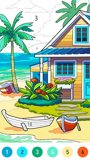 Скриншот 4 — Dream Home Coloring book
