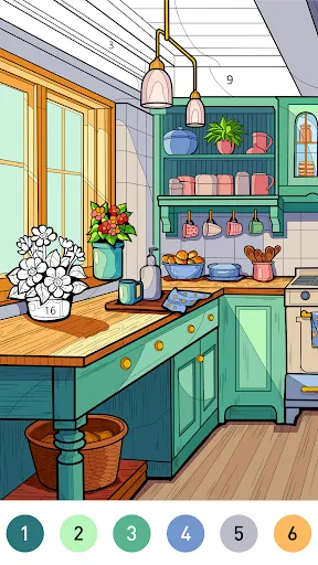 Скриншот 5 — Dream Home Coloring book
