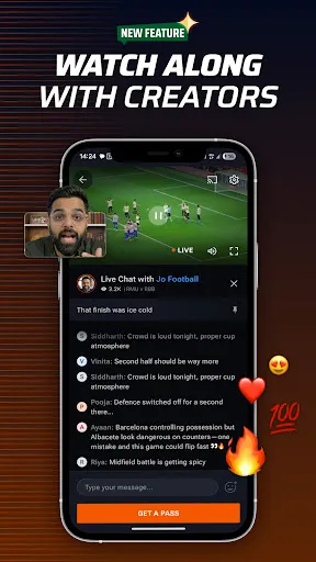 Скриншот 3 — FanCode - Watch Live Sports
