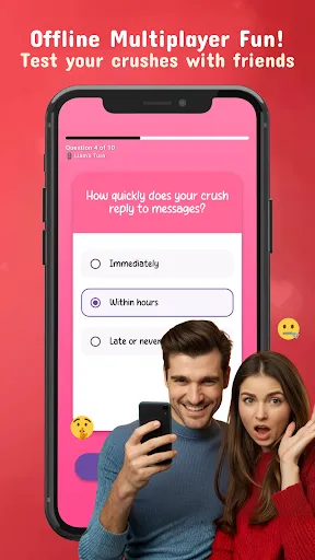 Скриншот 4 — Does He Like You? Crush Test