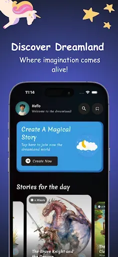 Скриншот 1 — Dreamland: Create Kids Stories