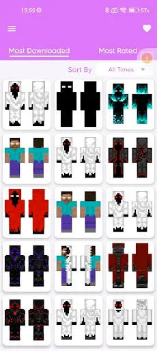 Скриншот 1 — Entity 303 & Herobrine Skins